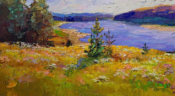 Image 1 of View of Fields by the River
