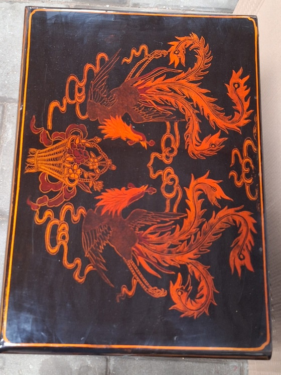 Image 1 of Vintage Chinees Lakkastje 