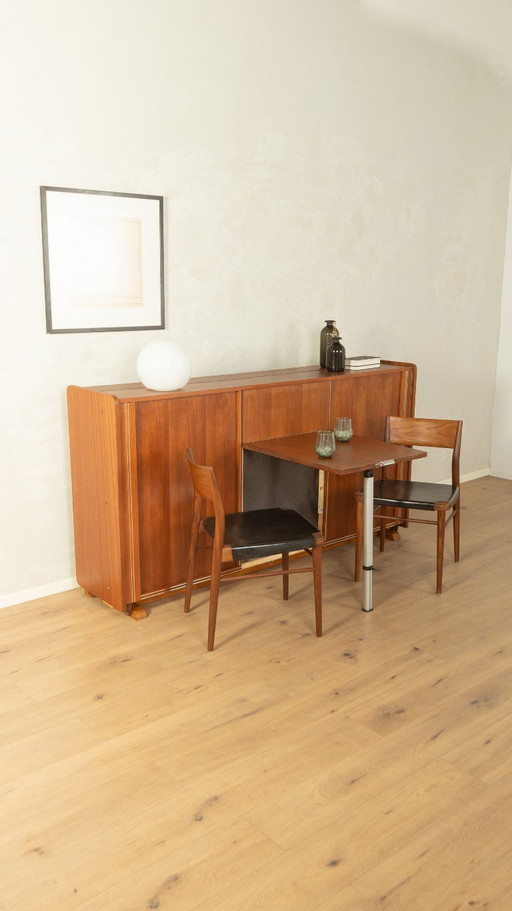 Opklapbed uit de jaren 60 in mid-century stijl