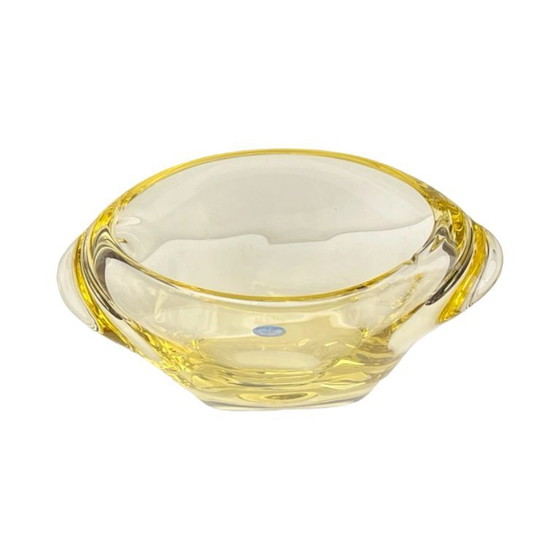 Image 1 of Glass vase designed by M. Klinger, Železný Brod Glass (ZBS), Czechoslovakia, 1960s.