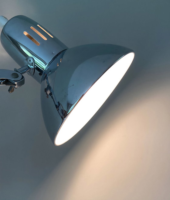 Image 1 of Vintage Ikea scissor lamp chromed 1980s.