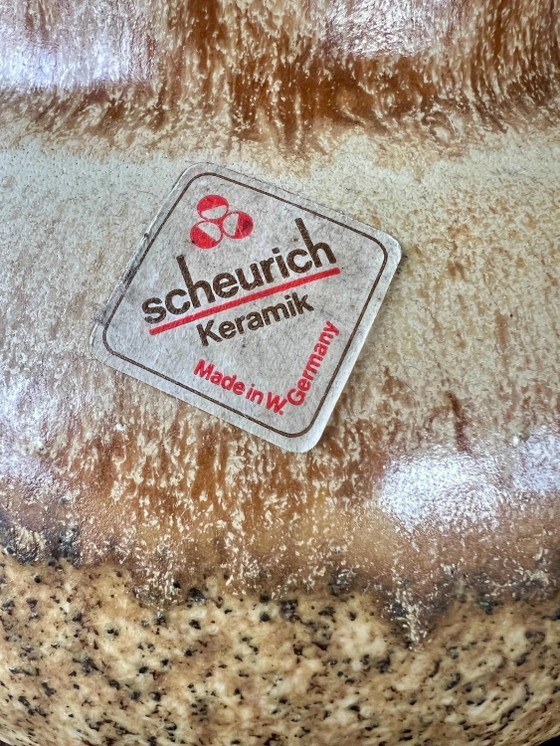 Vintage Scheurich Fat Lava Vaas 291-20 Uitstekende Staat circa – Vazen, Ceramic, Mid Century Modern (photo 6 of 8)