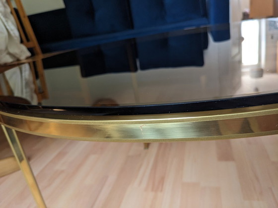 Image 1 of 19060er Hollywood Regency Couchtisch Aus Messing & Glas Von Vereinigte Werkstätten