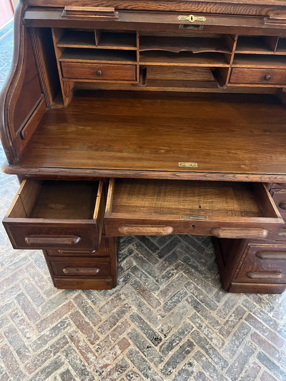 Image 1 of Antique Roller Shutter Desk