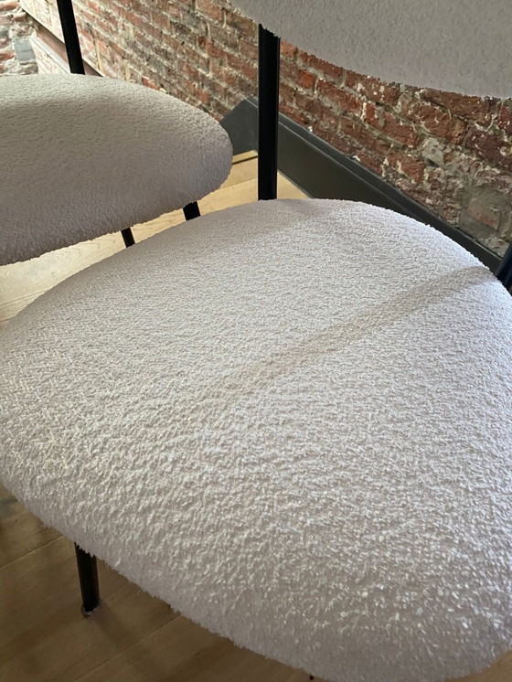 Image 1 of Chaises de salle à manger blanches Teddy