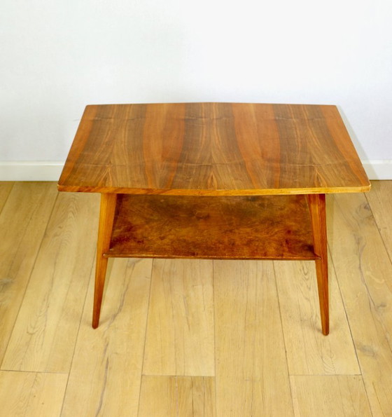 Polish Coffee Table Console 1970s Square-Multifaceted – Axel Concept, Wood (photo 6 of 6)