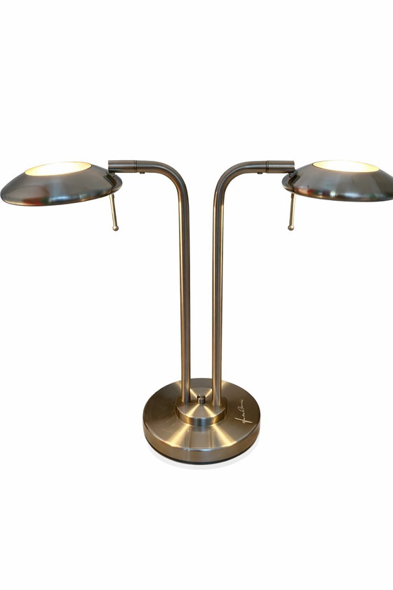Image 1 of Postmodern Twin-Light Table Lamp by Jan des Bouvrie for Boxford Holland, 2000s