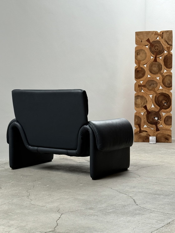 Image 1 of POLTRONA IN PELLE DE SEDE DS 2011 BLU SCURO