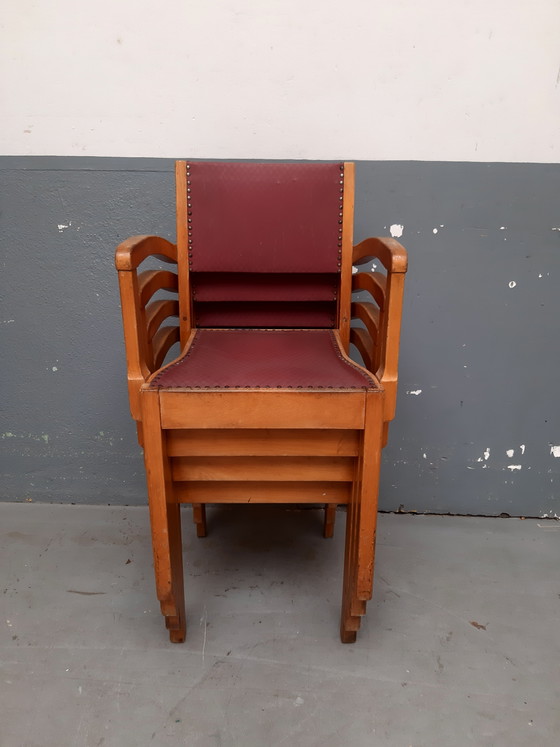 Image 1 of 4 vintage mcm dining chairs Tijsseling