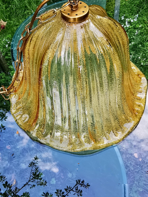 Image 1 of Firma Kaiser Leuchten, Regency lamp 1970s, ice glass