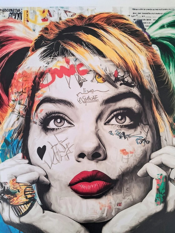 IPR GRAPH - Harley Quinn - Artist's Canvas – Lithographs & prints (photo 10 of 14)
