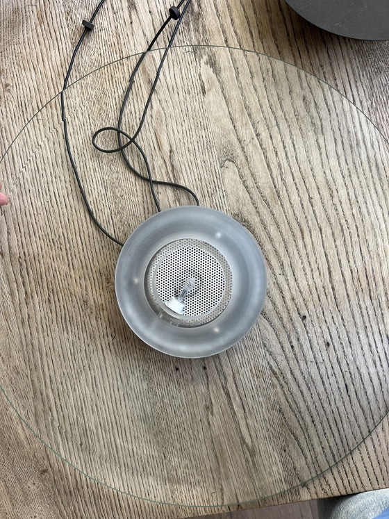 Lampada a sospensione di design Tom Kater - piatto in vetro trasparente – Lampade a sospensione, rvs (photo 5 of 8)