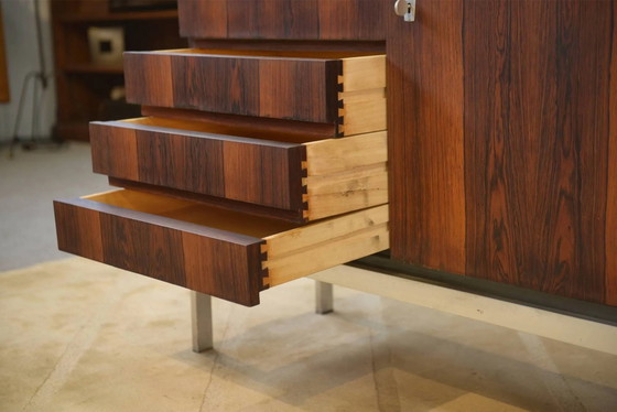 Buffet bar de palisandro, diseño de los años 70 – Armarios de almacenamiento, Madera, Vintage (photo 5 of 13)
