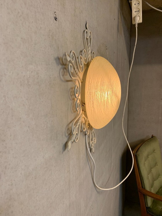 Image 1 of Lampada da soffitto solare vintage – Lampada da parete solare.