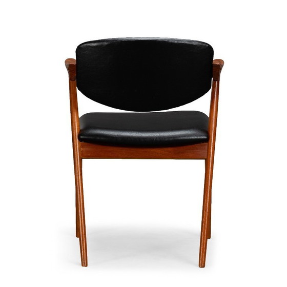 Image 1 of Sedia in teak rivestita modello 42 di Kai Kristiansen, anni '60