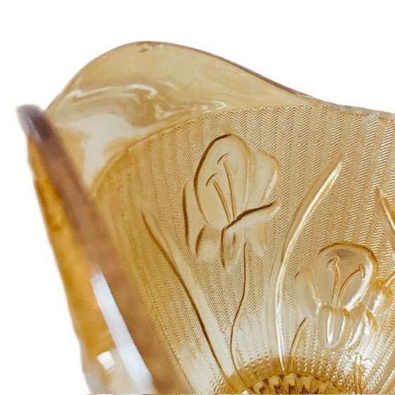 Image 1 of Service de table vintage en verre de carnaval Jeanette, années 1930