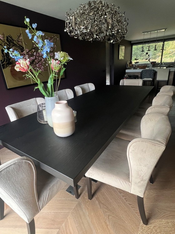 Tavolo da pranzo rovere Quartz Black raschiato – Hofstede Raanhuis, Tavoli da pranzo, Legno (photo 2 of 10)