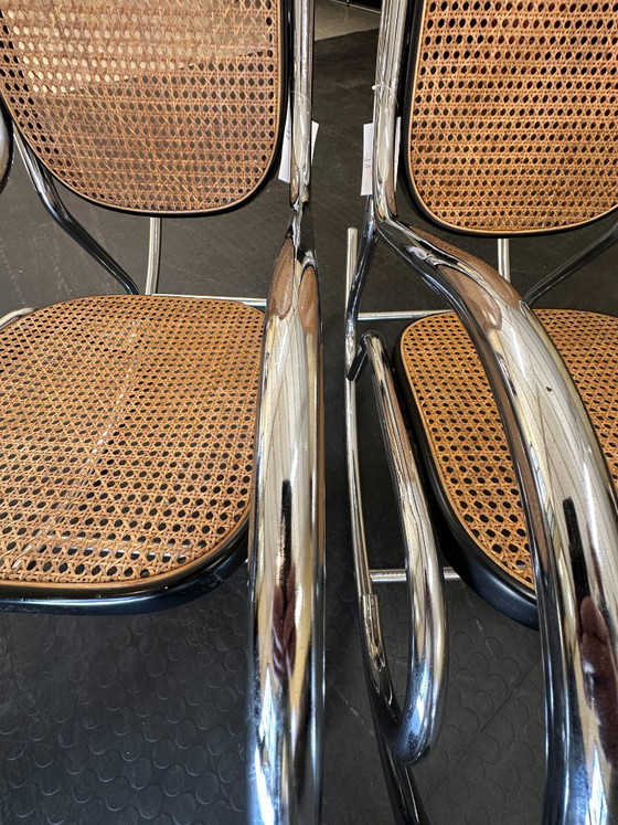 Mecedoras al estilo de Marcel Breuer (2 unidades) – Rattan (photo 8 of 13)