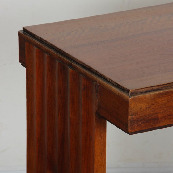 Image 1 of Houten consoletafel, Frans werk uit de jaren 1940-1950.