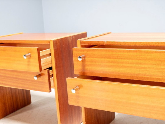 Image 1 of Coppia di comodini FEMINA di metà secolo, Cecoslovacchia, anni '60