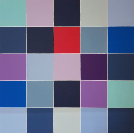 Modern abstract art - paintings: 20241010 - Blue Notes – Paintings & Drawings, Canvas (photo 7 of 7)
