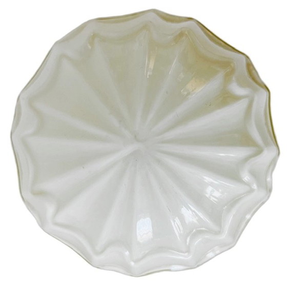 Image 1 of Thabur Art Deco Plafondlamp beige 1930'S plafonnière