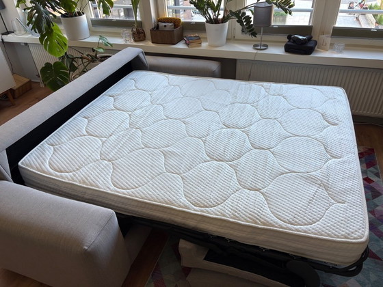 Image 1 of Bolia Gest Schlafsofa 2½ Sitzer – Studio Nooi | Baize Stahlgrau | Geölte Eiche