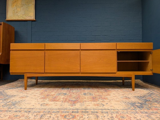 Image 1 of Vintage XXL Lowboard, Ib Kofod Larsen For Faarup Møbelfabrik, 1960s