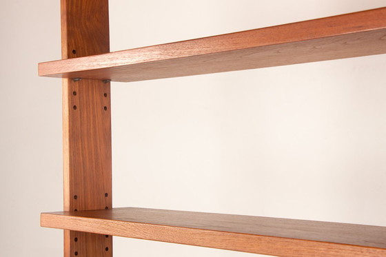 Image 1 of Grande scaffale mobile e modulare in teak danese di H. Brockmann Petersen, anni '60.