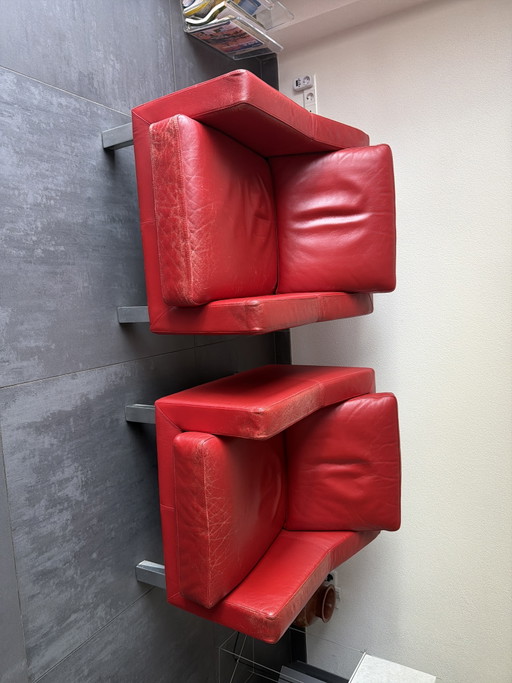 Leolux: 2 Poltrone 1 Pouf