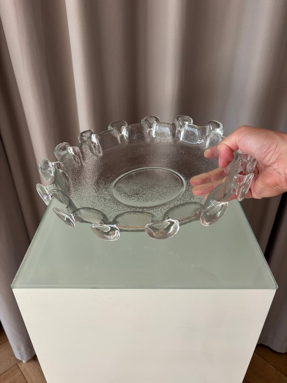 Bol/plato de cristal Humppila Finland Splash Art – Diseño escandinavo – Accesorios de mesa, Glass (photo 4 of 7)