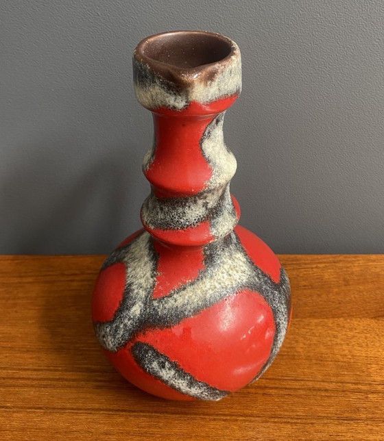 Image 1 of Jarrón de lava roja de Jopeko modelo 7201-21