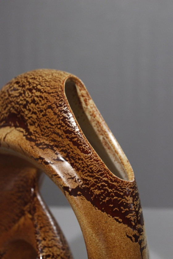 Image 1 of Roberto Rigon für Bertoncello Ceramiche – Freiformvase Italien 1970er Jahre