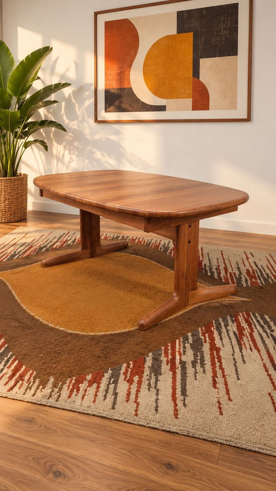 Seating area EMC FURNITURE vintage Scandinavian design – Leather, Wood (photo 10 of 10)