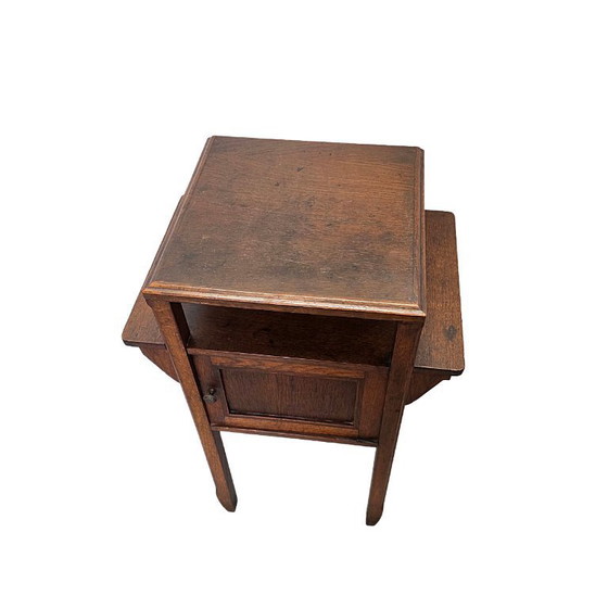 Image 1 of Frans Arts and Craft eiken kastje, begin 1900