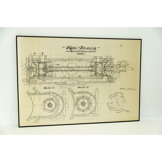 Image 1 of Vintage hand-drawn technique, 1925