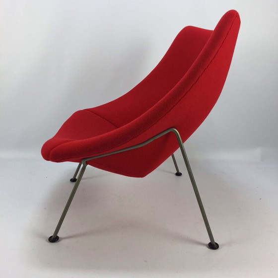 Image 1 of Vintage Oyster fauteuil met voetenbankje van Pierre Paulin voor Artifort, 1965