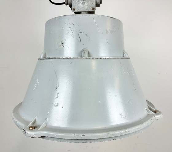 Image 1 of Lampada a sospensione industriale in alluminio pressofuso polacco di Mesko, anni '70