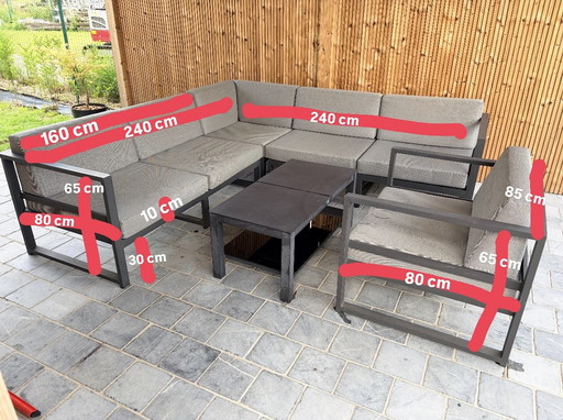 Conjunto de salón + mesa y funda protectora