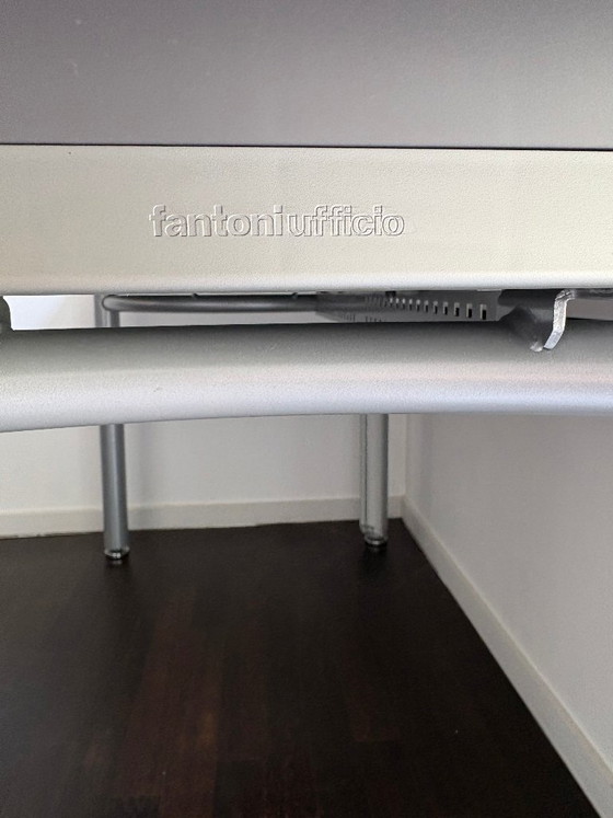 Bureau Fantoni + caisson à tiroirs – Bureaux, Metal, Aluminium (photo 2 of 6)