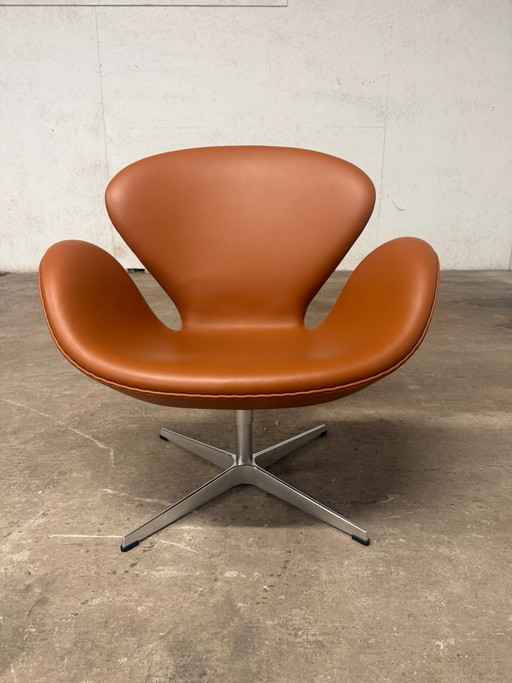 Fritz Hansen Swan chair cuero Cognac de 2025!! ¡¡COMO NUEVO!!