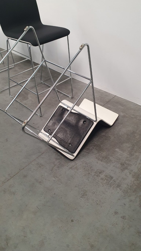 Image 1 of 4x Bulo Tab barkrukken design Alain Berteau + extra zitting