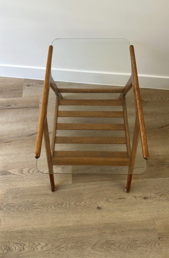 Cesare Lacca Salontafel – Wood, Glass (photo 3 of 5)