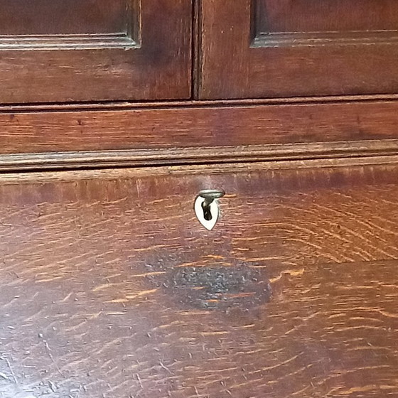 Image 1 of Engelse Top secretaire ca. 1770