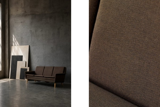 Mid-Century Danish Modern Brown 3-Seater Sofa by Folke Ohlsson for Fritz Hansen, 1960s – 3-5 seaters (photo 20 of 22)