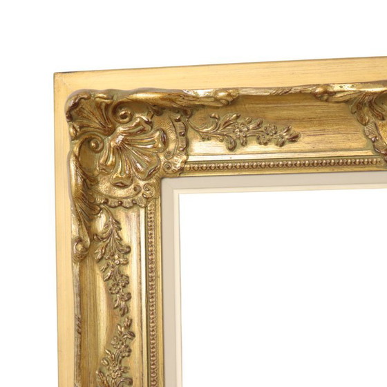 Image 1 of Cornice in stile barocco in foglia d'oro