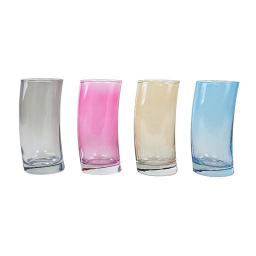 Set di bicchieri, design italiano, anni '80, produzione: Italia