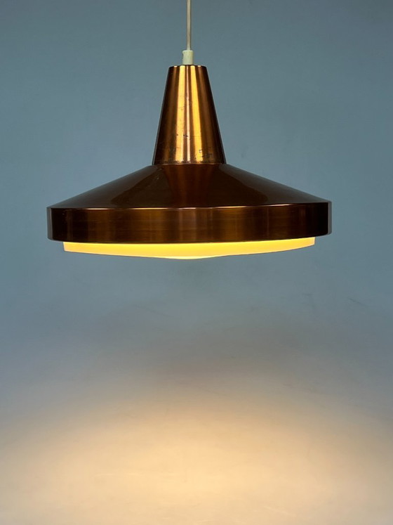 Image 1 of Suspension vintage en cuivre, Scandinavie des années 1960