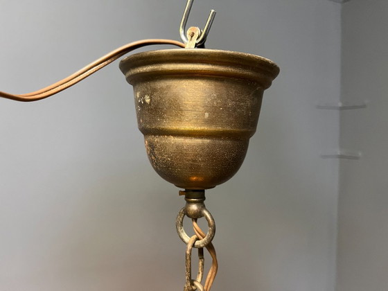 Image 1 of Suspension vintage en verre de Murano, années 1960