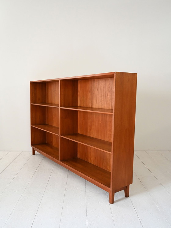Image 1 of Large 1950s/60s Scandinavian Teak Bookcase
